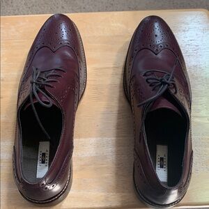 Joseph Abboud Brown Leather Oxfords